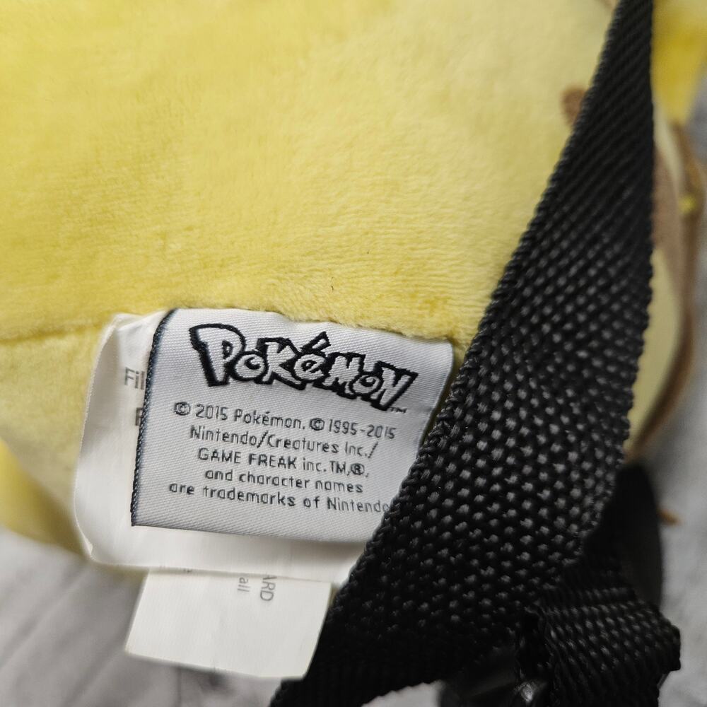 Pikachu Backpack Plush Pokemon Cosplay 15" 2015 - Picture 4 of 8
